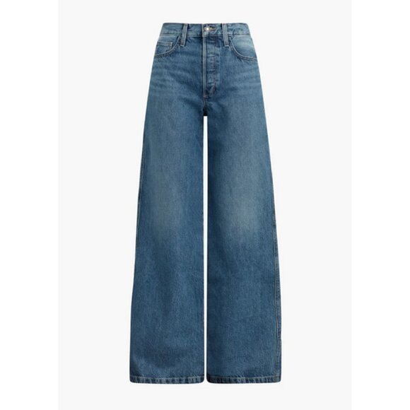 💕FAVORITE DAUGHTER💕 The Masha High Rise Wide Leg Jeans Long Beach Blue 31 NWOT - Picture 10 of 16